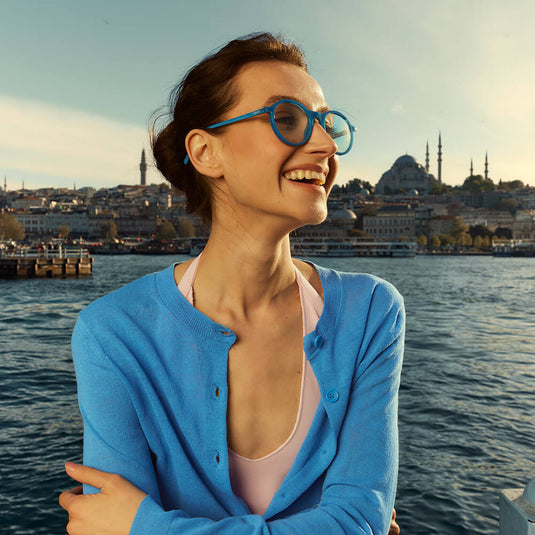 Caria Sky Blue Blue-Light Glasses