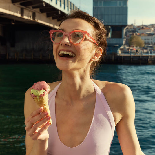 Mysia Coral Blue-Light Glasses