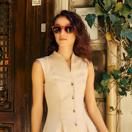 Reunik Lukka Mocha Sunglasses