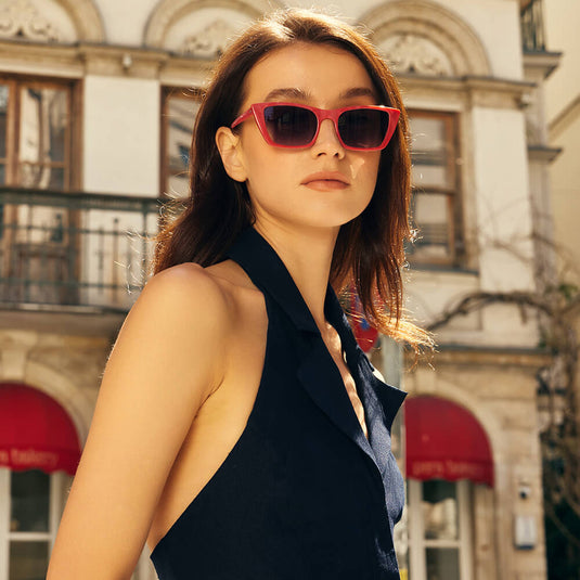  Reunik Aeolia Coral Sunglasses