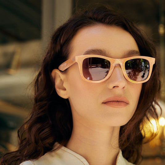 Reunik Lukka Peach Sunglasses