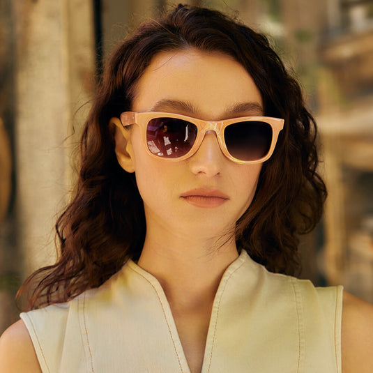 Reunik Lukka Peach Sunglasses