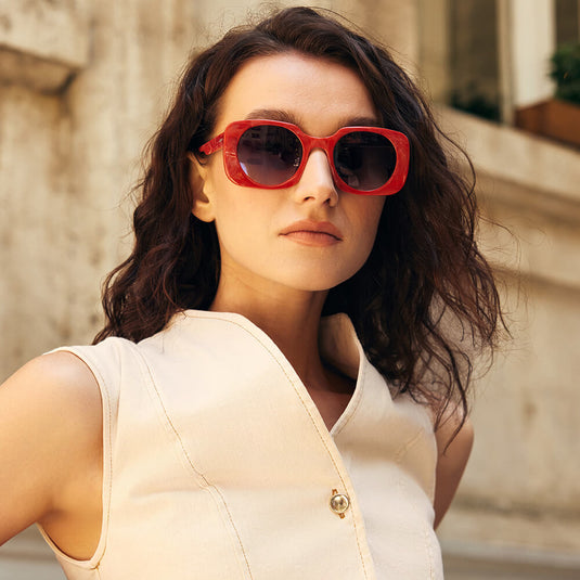 Reunik Mira Coral Sunglasses