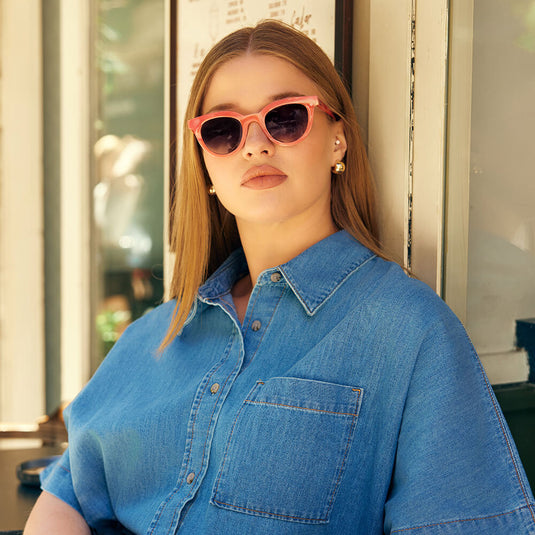 Reunik Mysia Coral Sunglasses